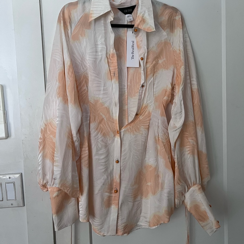 Kim shui silk mini dress